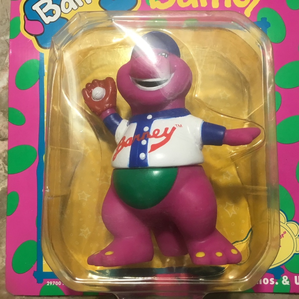 Fun - Time Baseball Barney (1993) Nice! - Picture 2 of 6